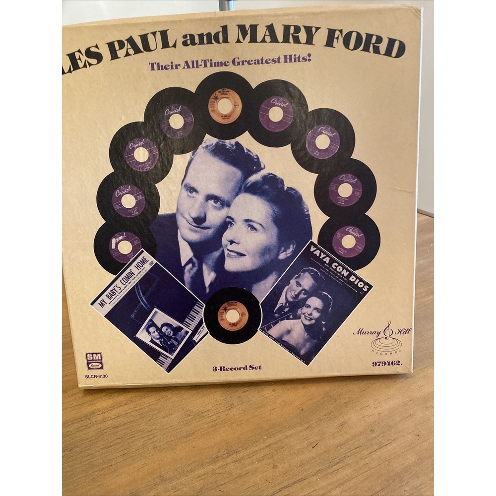 Les Paul and Mary Ford* - Their All-Time Greatest Hits! (3xLP, Comp + Box)